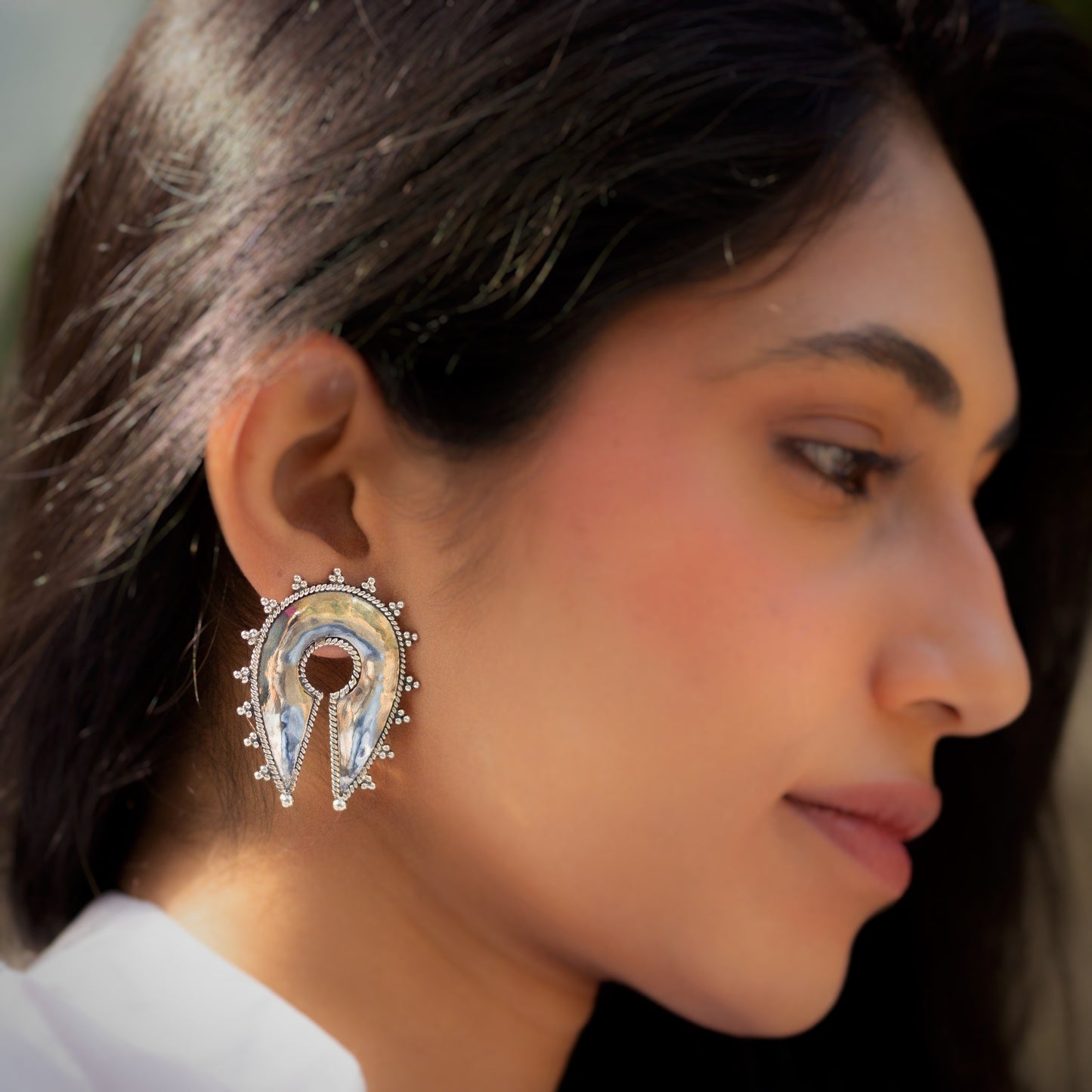 Horse Shoe Ear Studs