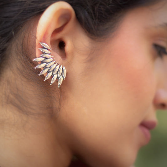 Leafy Leaf Ear Cuffs