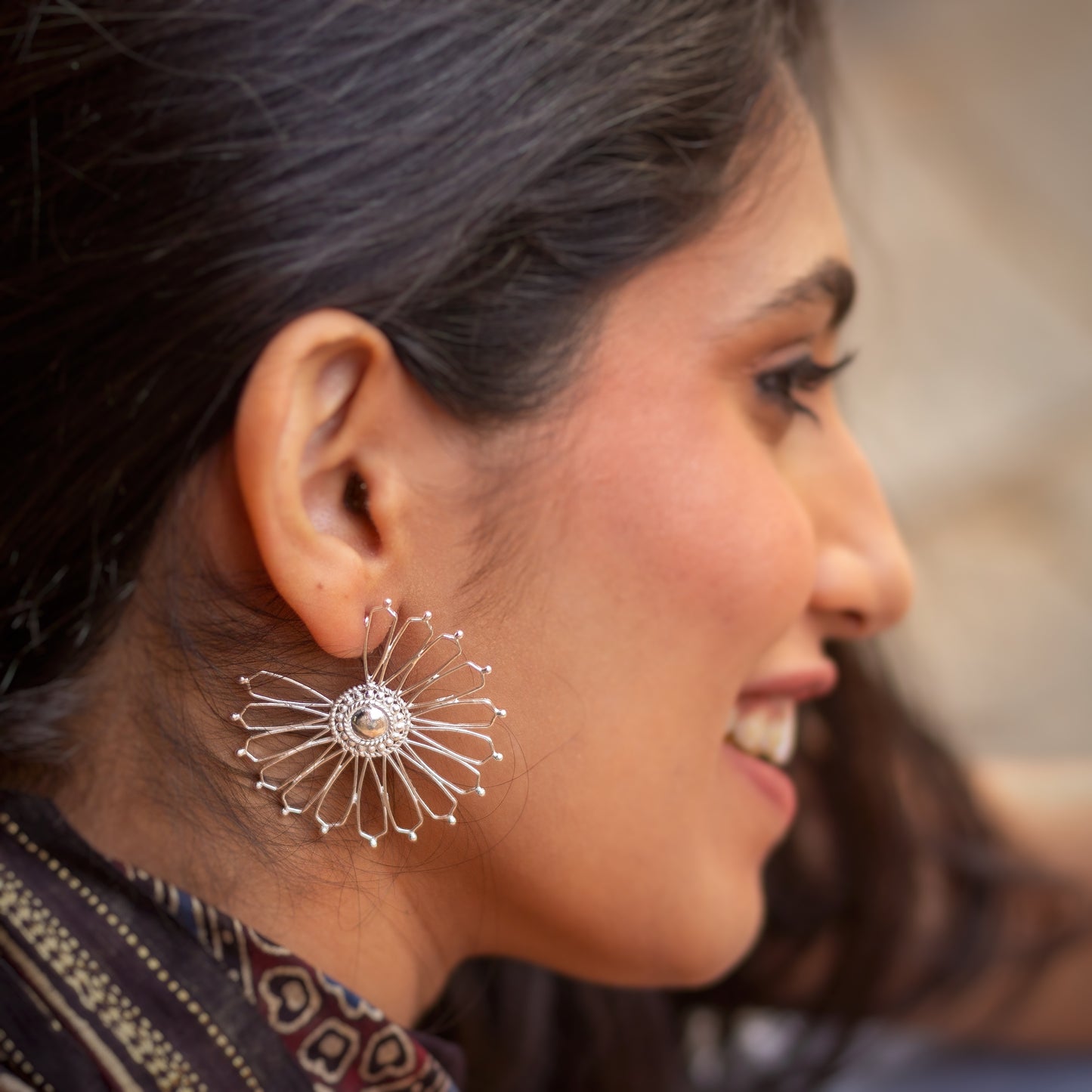 Sun Flower Hoops
