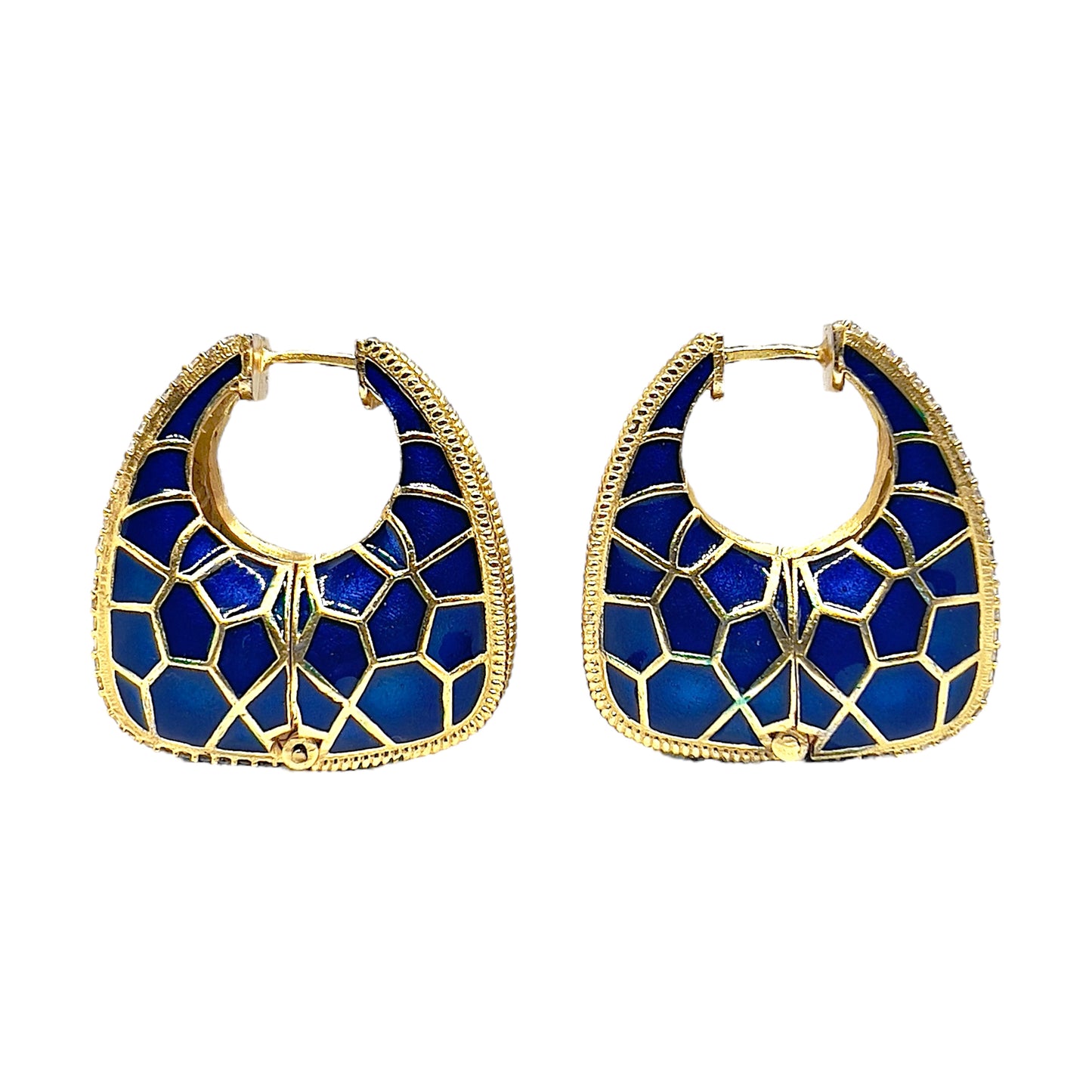 Blue Maharani Earrings