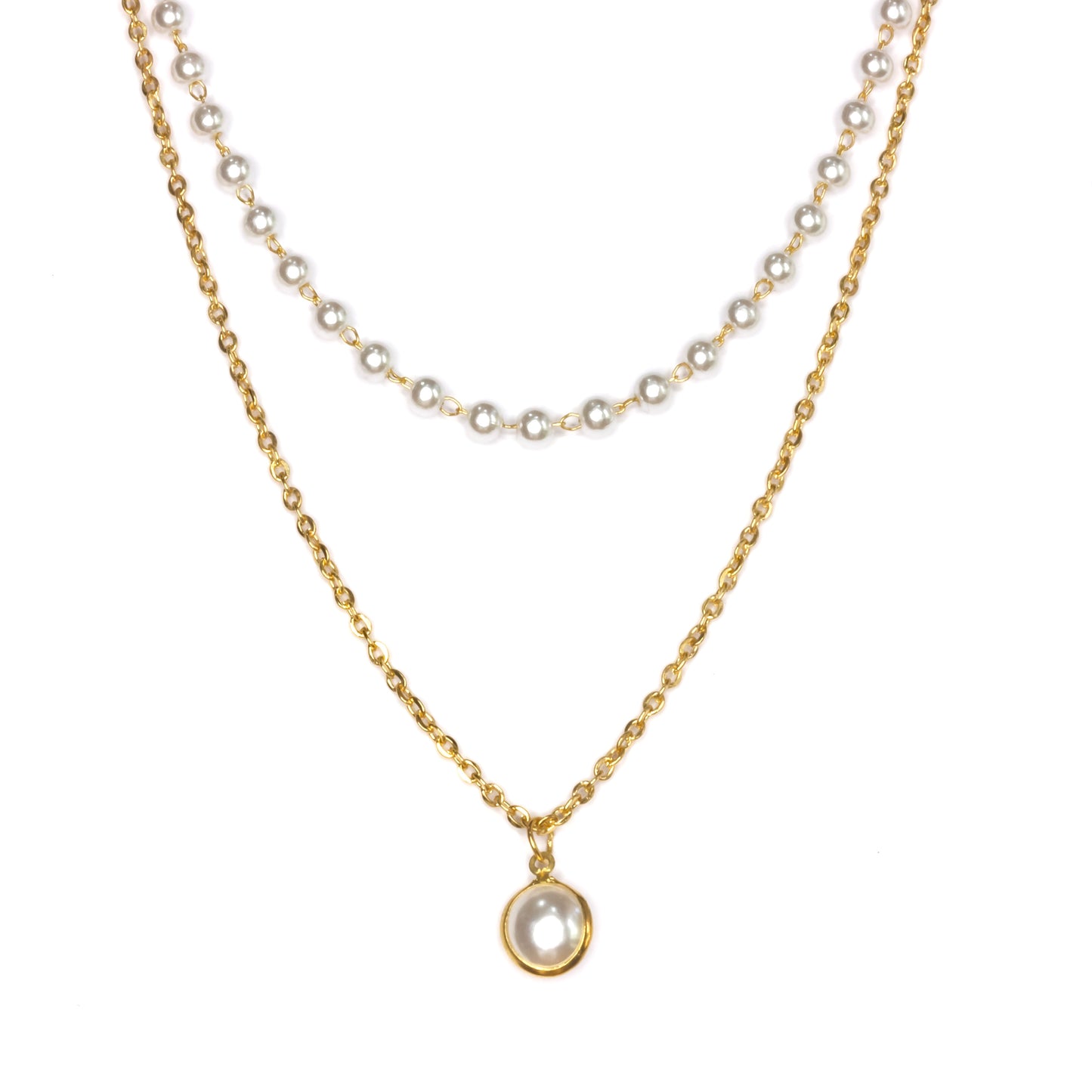Pearl Two layred Necklace