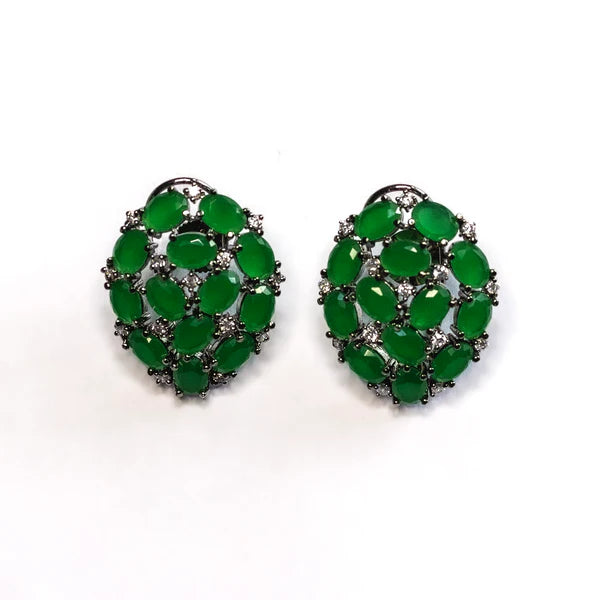 Green Premium Stone Studs
