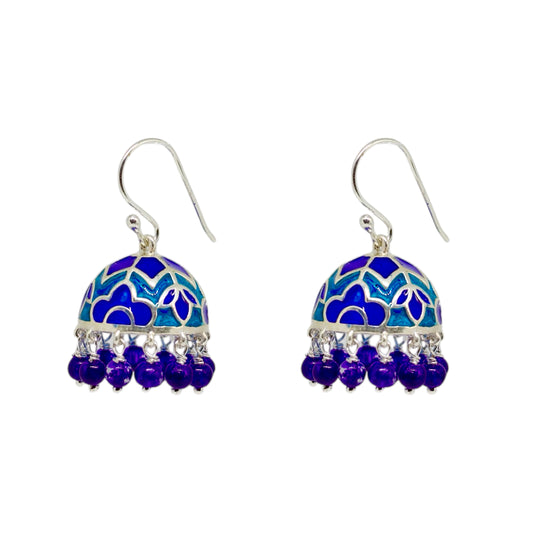 Silver Nutan Jhumkis