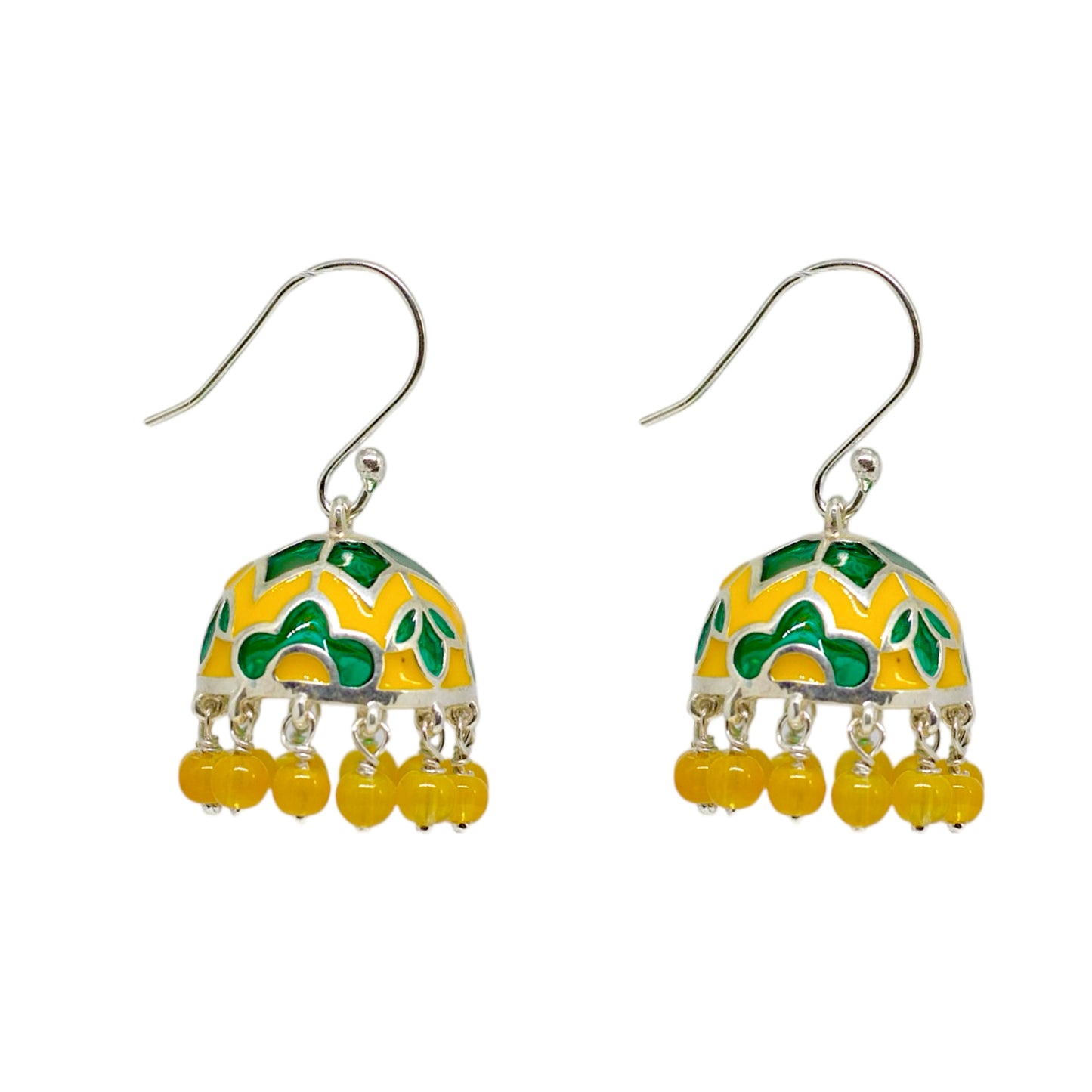 Silver Madhubala Jhumkis