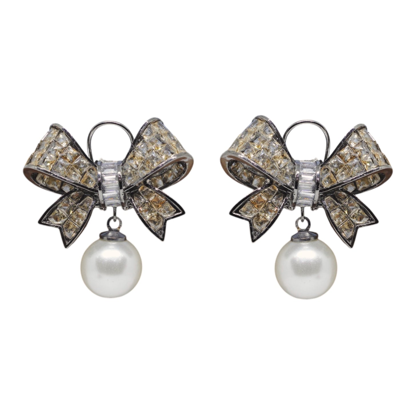 Golden Bow Earrings