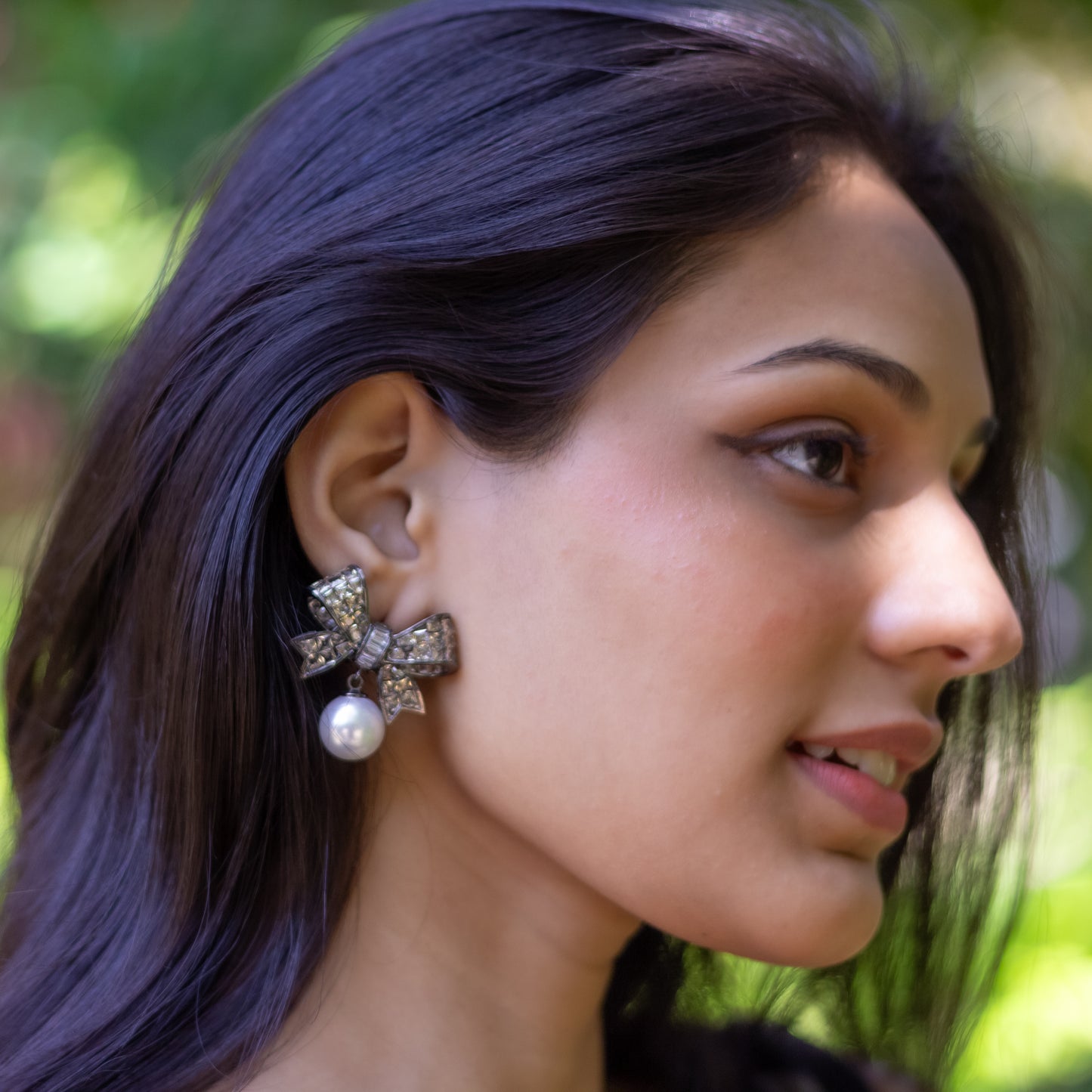 Golden Bow Earrings