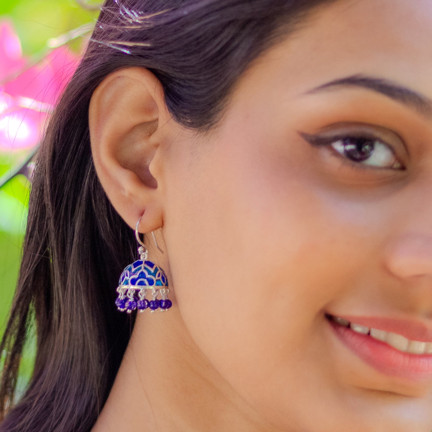 Silver Nutan Jhumkis