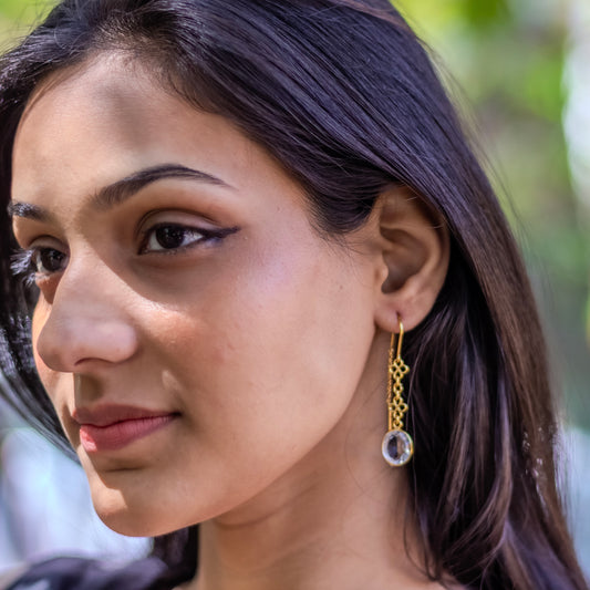 Silver Icedrop Earrings