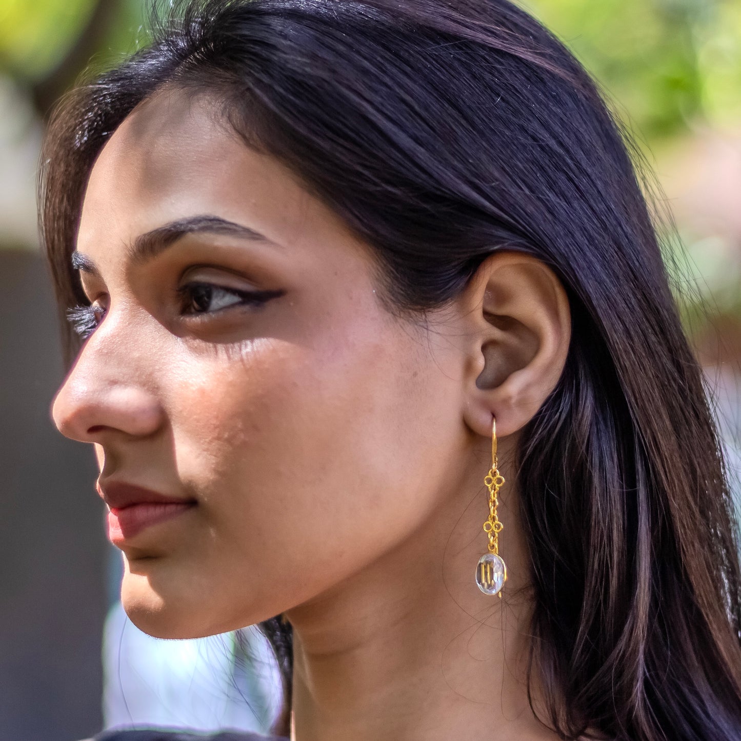 Silver Icedrop Earrings