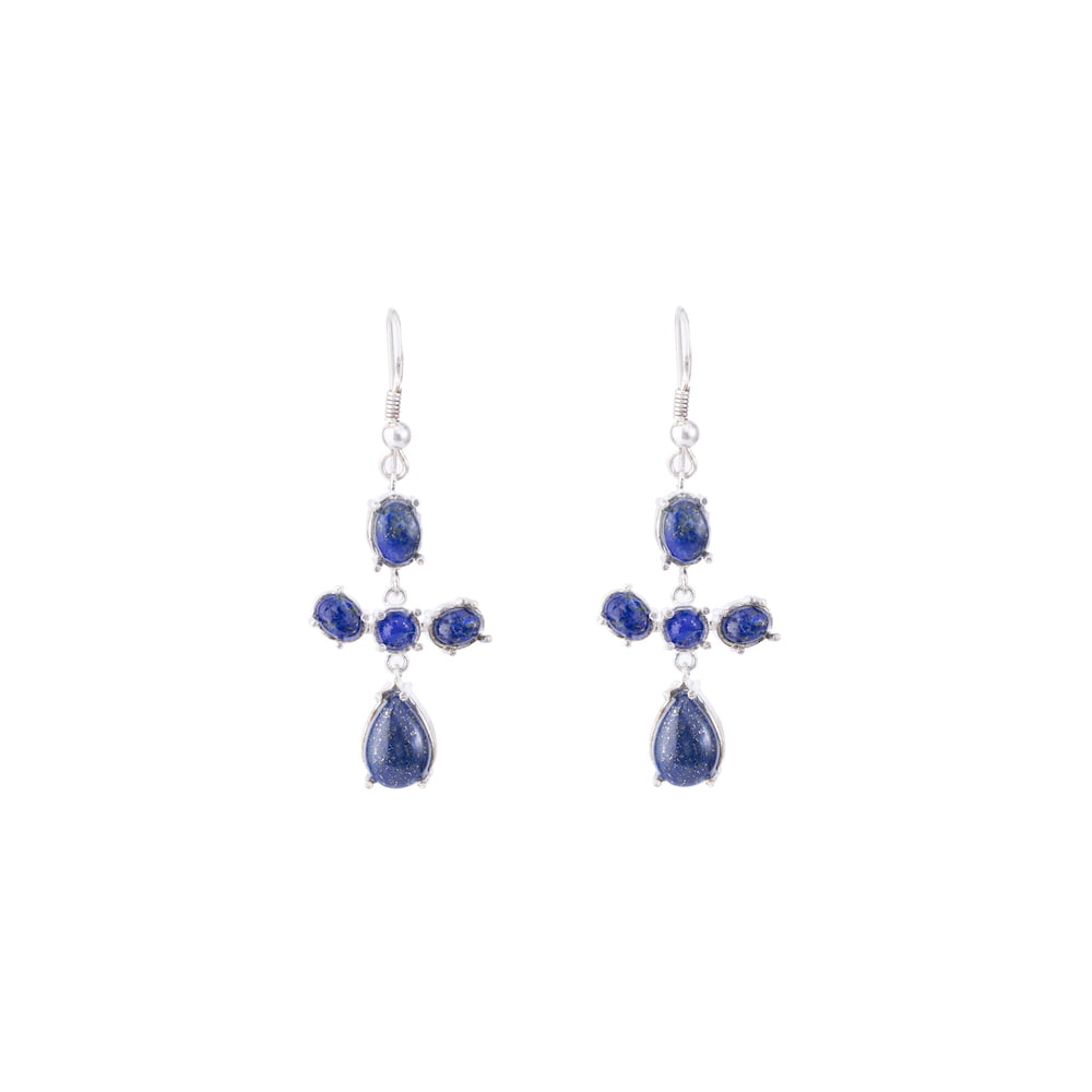 Lapi Lazuli Sterling Silver Earring