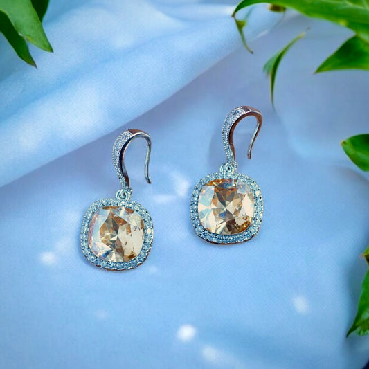 Swarovski Champagne Dream Drop Earrings