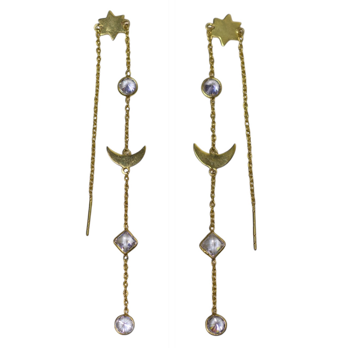 Sun Moon Sui Dhaga earrings