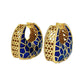 Blue Maharani Earrings