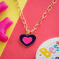 Pink Heart Necklace