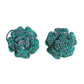 Emerald Rose Earrings