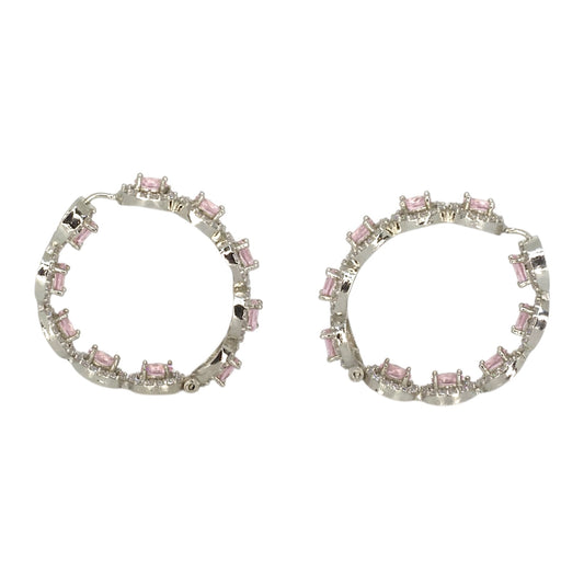 Pink Halo Hoops