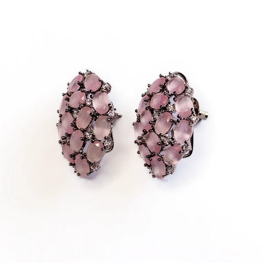 Pink Premium Stone Studs