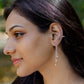 Silver Jasmine Earcuffs