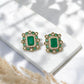 Imperial Emerald Studs