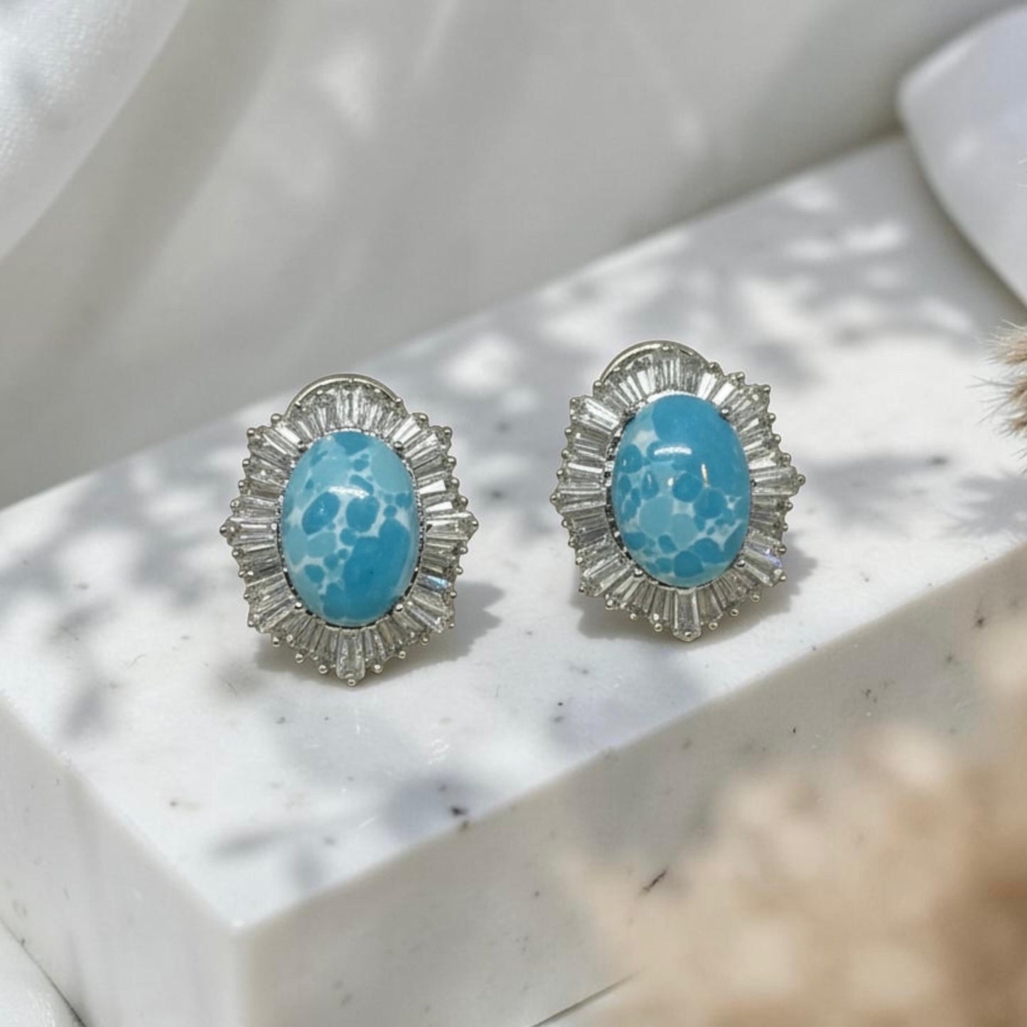 Meher Blue Studs