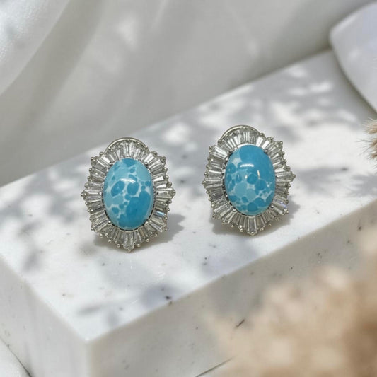 Meher Blue Studs