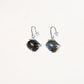 Labradorite Square Sterling Silver Earring